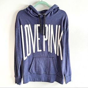 PINK Victoria’s Secret “Love Pink” Hoodie Sweatshirt
